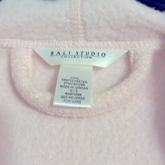 Woman’s Bali  soft and comfy robe with hood. Wrap style . - Picture 2 of 3